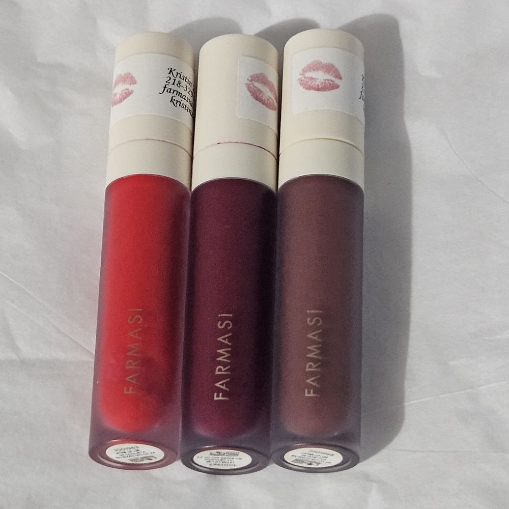 BRAND NEW Farmasi Lip Laquers Latina Collection Shiny Lip Stain All Day Wear